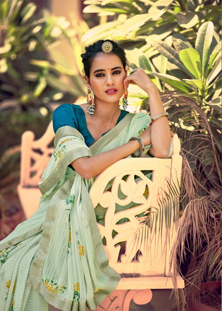Kashvi Ragini 2 Casual Daily Wear Georgette Printed Saree Collection